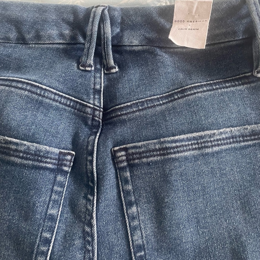 Good American Ladies Skinny Fit Jeans Blue Denim